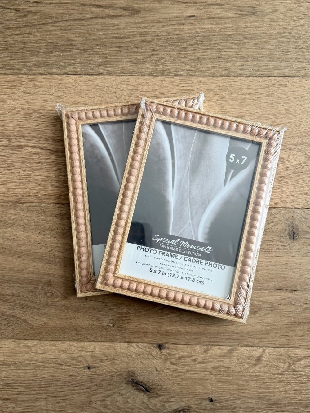 set of two 5x7 wooden boho frames